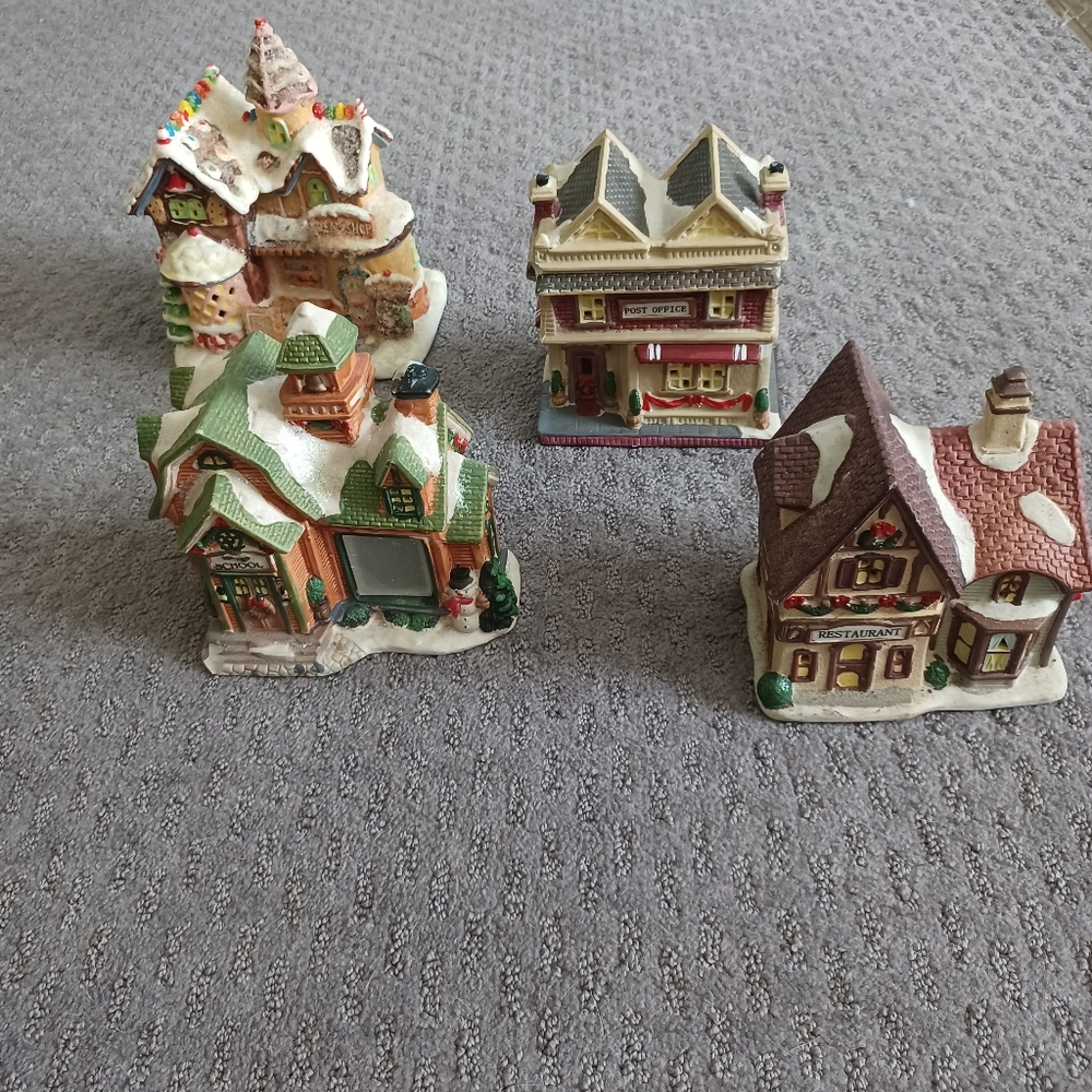 Sold....Christmas village houses